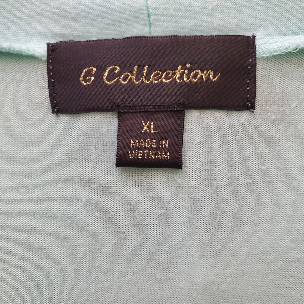 GG Collection Women's Cardigan in Light Blue - Picture 3 of 4